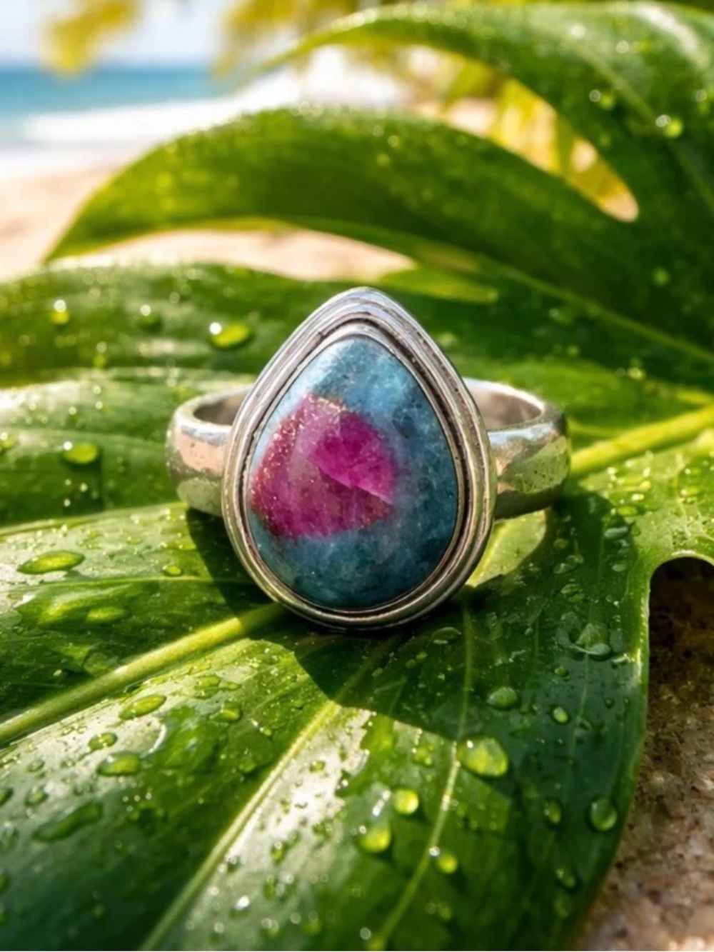 Ruby In Kyanite Ring - Picture 7 of 12